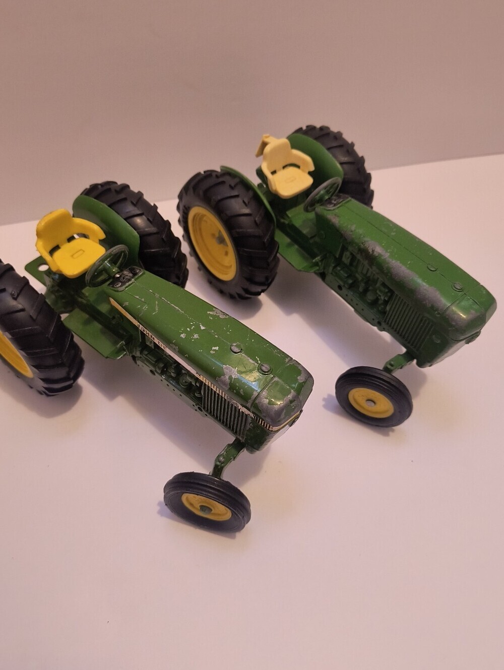 Vintage ERTL John Deere Toy Tractors 1/16 Diecast Wide Front Lot of 2